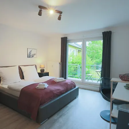 Mint Design-studio Mit Balkon Apartament Dortmund