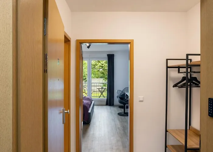 Mint Design-studio Mit Balkon Apartament Dortmund